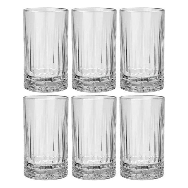 Стаканы набор 6шт 380мл стекло ЧИКАГО высокие (2)