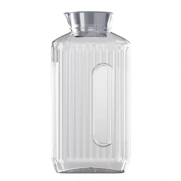 Кувшин 2л 12,9*8,5*26см пластик TREND серый металлик (9)