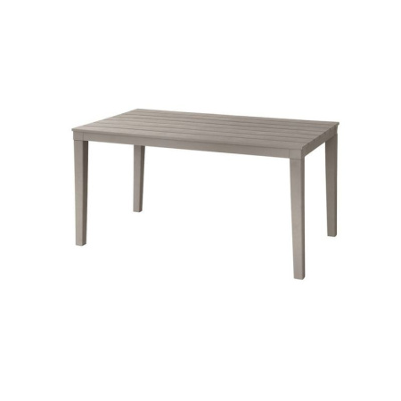 Стол прямоугольный 140*80см на 4-х опорах h70см пластик ПРОВАНС мокко (1)