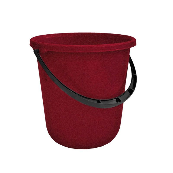 Ведро 7л пластик КЛАССИКА бордо (10)