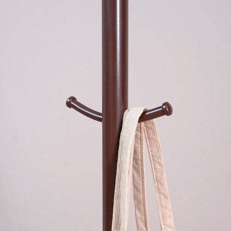 Вешалка напольная 5 крючков 69,5*69,5*182см металл МегаЛуч коричневая (1)