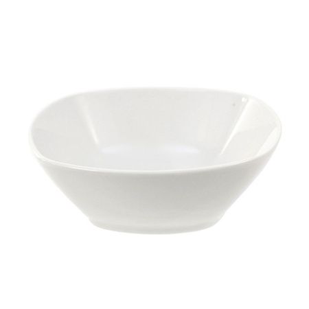 Салатник 550мл 16,3см фарфор белый квадратный (12)