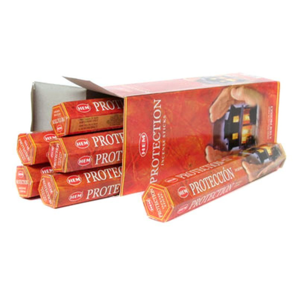 Благовония шестигранник 20 палочек HEM Protection Защита дома 186PRO (6)
