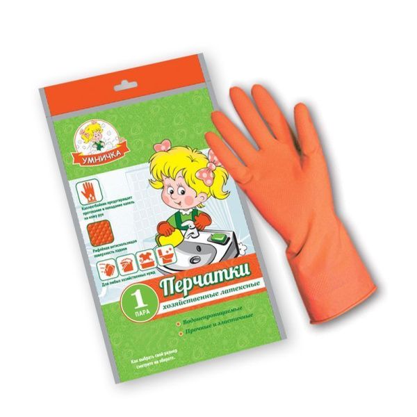 Перчатки латексные Умничка р -р XL (12/240)