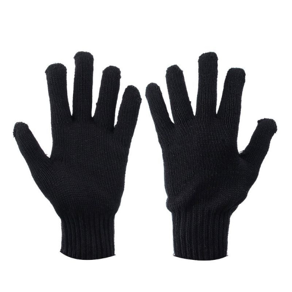 Перчатки утепленные ПШ двойные без покрытия (250)