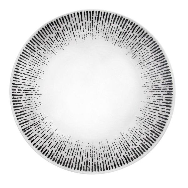 Тарелка мелкая 23см керамика MILA RIPSY обеденная 253-27009 (36)