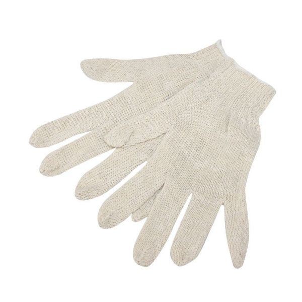 Перчатки рабочие х/б без напыления (3-х ниточные, 7,5кл.) (500)