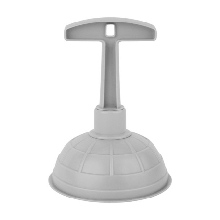 Вантуз 12,5см пластик Disco серебряный (12)