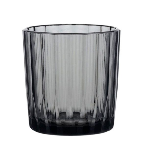 Стакан 250мл стекло МИСТЕРИЯ ГРАФИТ низкий (24)