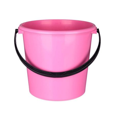 Ведро 10л пластик ударопрочное для садово-огородных работ розовое В10-01/С1 (10)