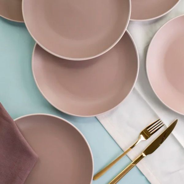 Тарелка мелкая 24см керамика SCANDY CAPPUCCINO обеденная TDP540 (6/24)