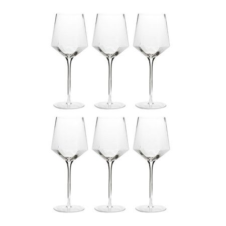 Бокалы набор 6шт 450мл стекло Crystal (8)