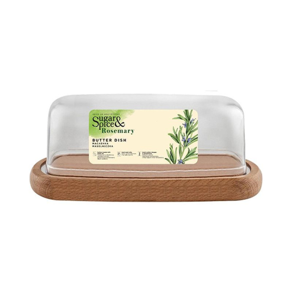 Масленка 18*9,5*6,5см дерево Rosemary (8)