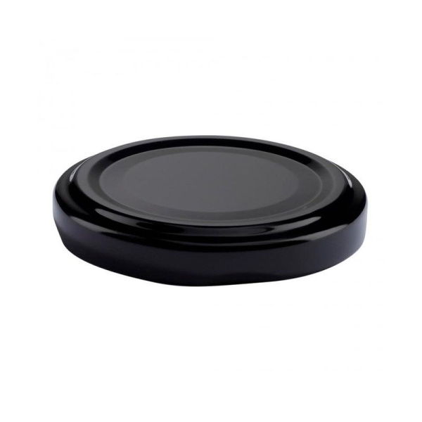 Крышка жестяная ТВИСТ-ОФФ 82 однотонная черная (750)