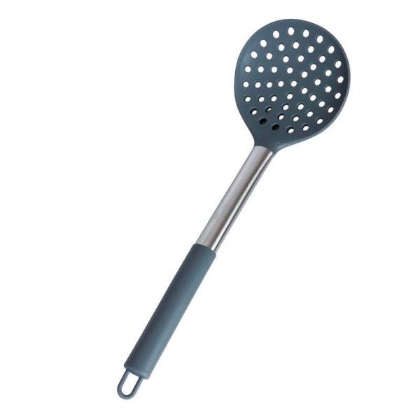 Шумовка 34см силикон с металлической ручкой  WRF-105 (400)