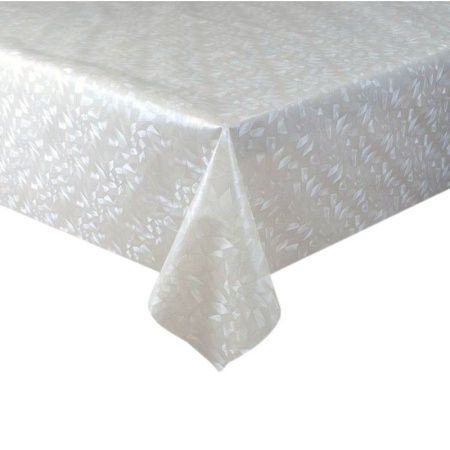 Клеенка ПВХ на тканевой основе BOGEMA шелкография белая 0,28мм*1,37*20м