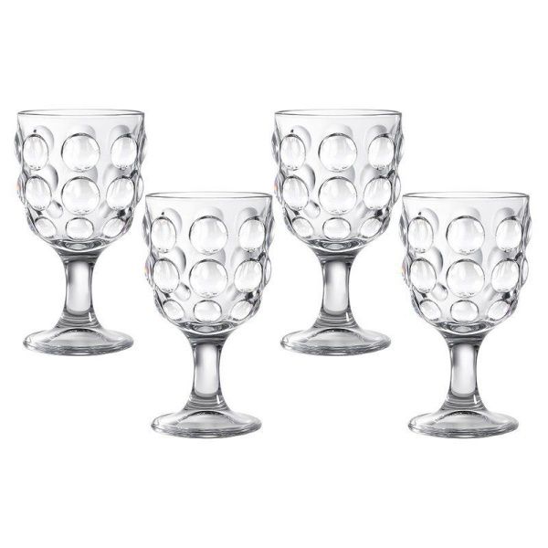 Бокалы набор 4шт 280мл стекло BUBBLES (6)