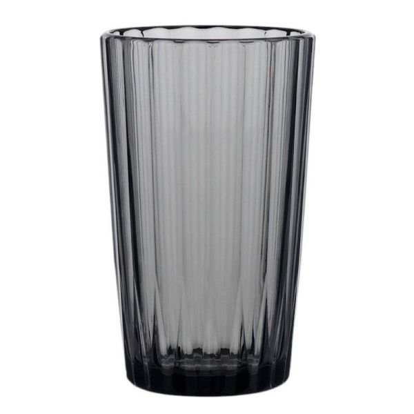Стакан 280мл стекло МИСТЕРИЯ ГРАФИТ высокий (24)