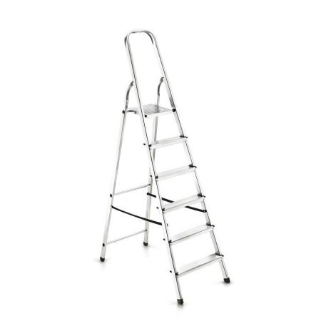 Стремянка 6 ступеней 2035*500*116мм алюминий до 150кг УФУК Dogrular (1)