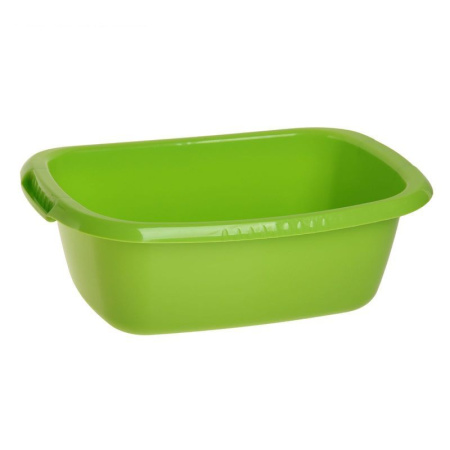 Таз 24л пластик ВОДОЛЕЙ салатовый прямоугольный С623САЛ (10)