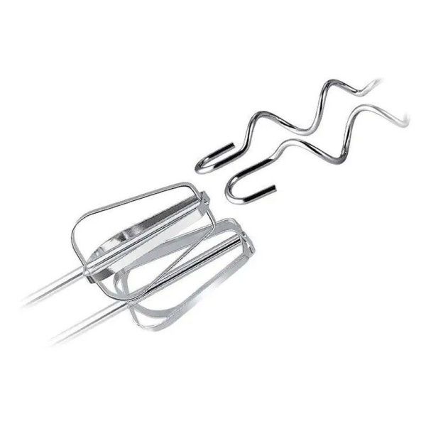 Миксер нерж.сталь/пластик Centek CT-1108 черный/стальной 600Вт,5 скоростей+турбо,взбив./замешив.(6)