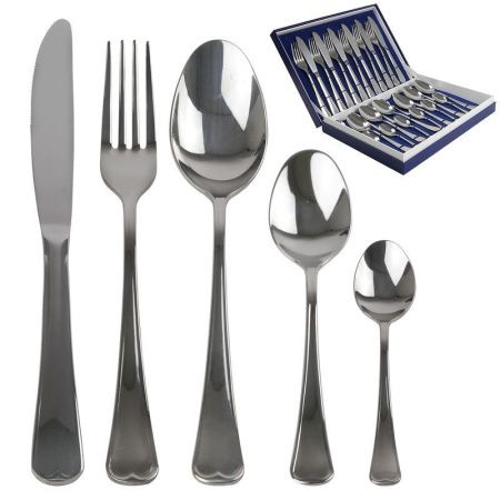 Набор столовых приборов 30пр нерж.сталь 18/10 МОНДИАЛ д/к н39/2 (5)