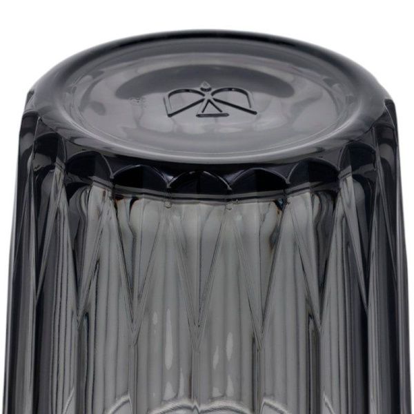 Стакан 250мл стекло МИСТЕРИЯ ГРАФИТ низкий (24)