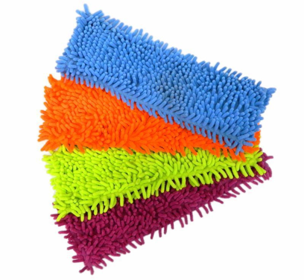 Насадка для швабры плоская 40(+/-5)см мирофибра (лапша) JC-103 (100/200)