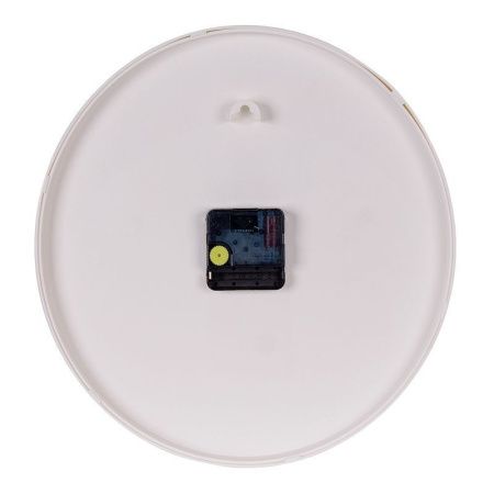 Часы настенные 30см пластик РУБИН Классика белый с золотом (10)