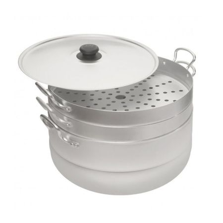 Мантоварка 2 уровневая 13л алюминий КЛАССИКА 00290 (1)