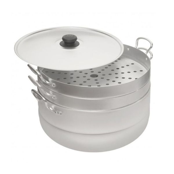 Мантоварка 2 уровневая 13л алюминий КЛАССИКА 00290 (1)