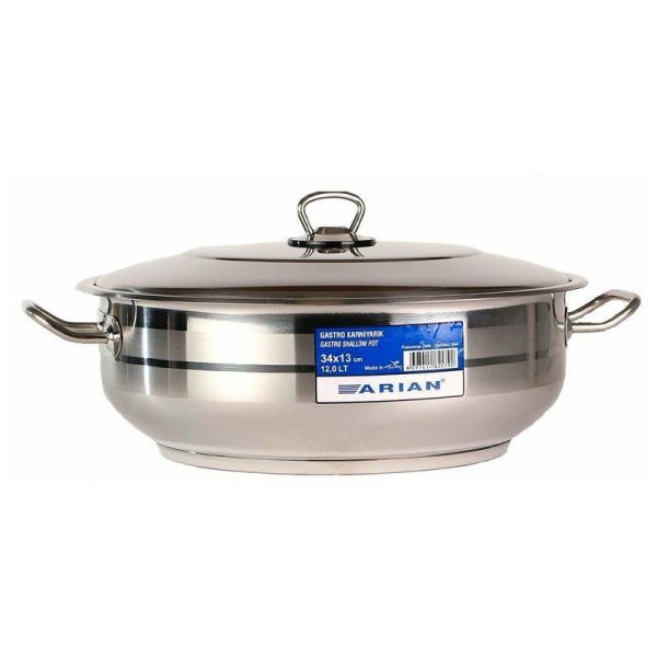 Кастрюля 20л 40*16см/дно d27,5см нерж.сталь Hascevher Gastro 3TTCLK2040001 (1)