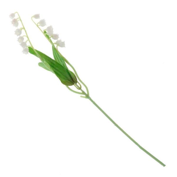 Цветы искусственные Ландыш 35см текстиль (100)