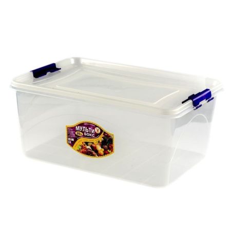 Контейнер пищевой 20л 46,5*32*20см пластик МУЛЬТИБОКС прозрачный (10/20)