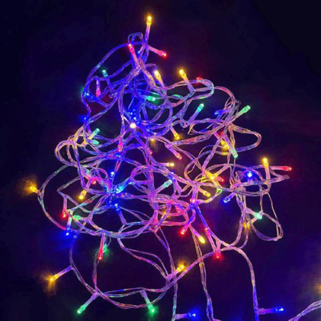 Гирлянда эл. уличная 22м 31В разноцветный с трансформатором 100-220В JC-15364 (50)