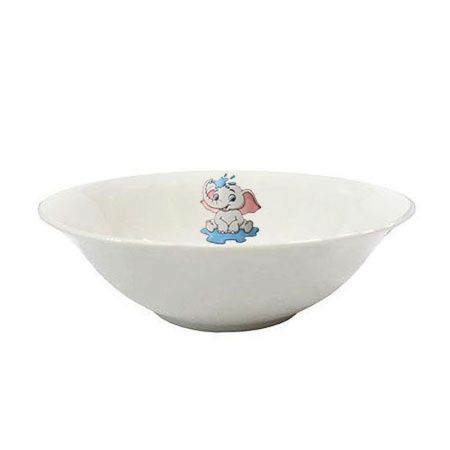 Салатник детский 360мл 15см фарфор СЛОНЁНОК круглый (12/96)