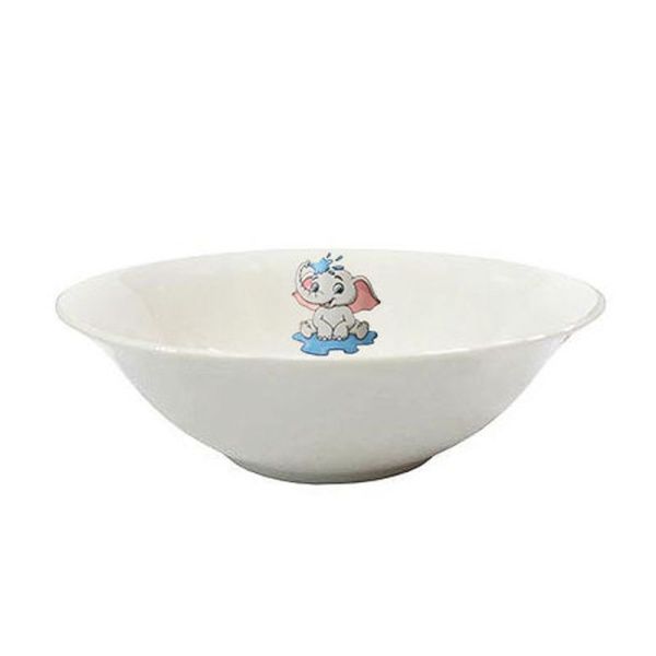 Салатник детский 360мл 15см фарфор СЛОНЁНОК круглый (12/96)