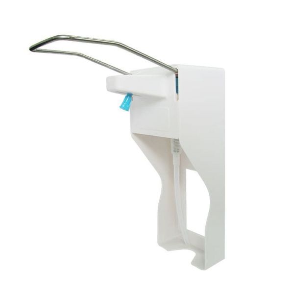 Дозатор локтевой А-265S пластиковый с мет. рычагом (с распылителем) 1000мл Китай (1)