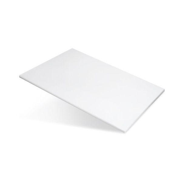 Доска разделочная 500*350*8мм пластик белая (10)