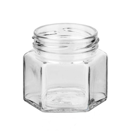 Банка стеклянная С-100-ШГ 100мл шестигранник (крышка ТВИСТ ОФФ д=58) 0,11 (40)