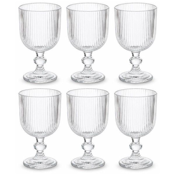 Бокалы набор 6шт 310мл стекло Вертикаль