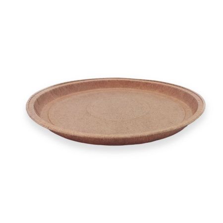 Форма для выпечки 215*17мм бумажная Пай коричневая (10/300)