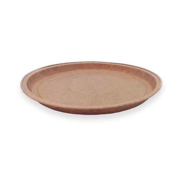 Форма для выпечки 215*17мм бумажная Пай коричневая (10/300)