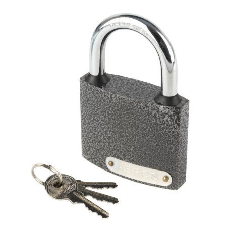 Замок навесной 50мм металл с защитой от влаги ABFCS (120)