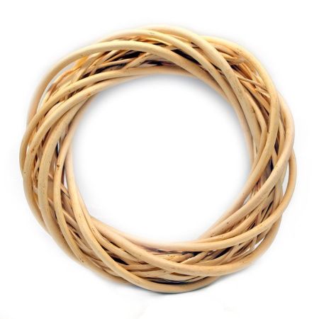 Венок плетеный D30 дерево натуральный (30)