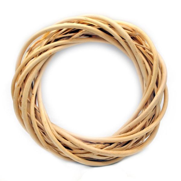 Венок плетеный D30 дерево натуральный (30)