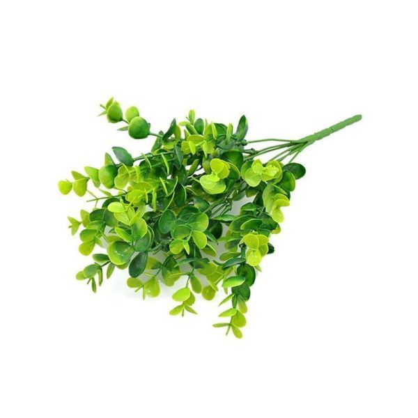 Декор Ветка эвкалипта 34см пластик 1025-3 (2/600)