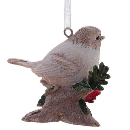 Изделие декоративное подвесное ПТИЧКА 6*3*5,5см 2 вида
