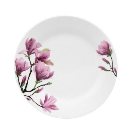 Тарелка мелкая 20см фарфор КРОКУС плоская круглая (12/72)