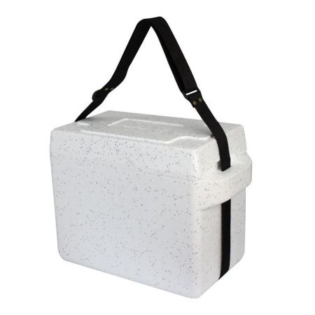 Термобокс полистирол 14л Icetime белый/мрамор (6)